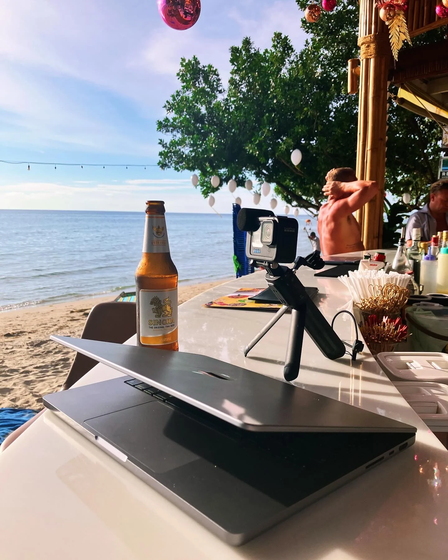 Work On The Beach